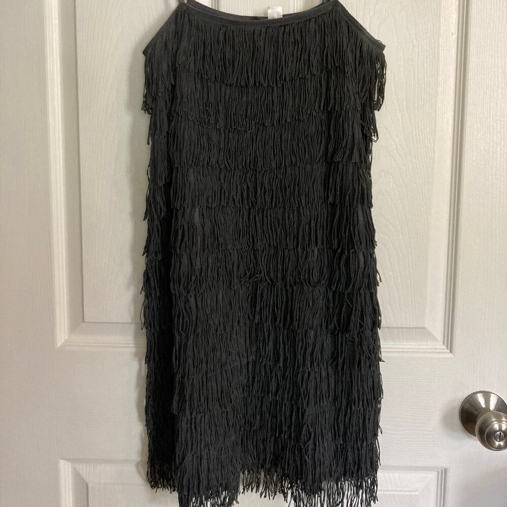 Flapper fringe dress
